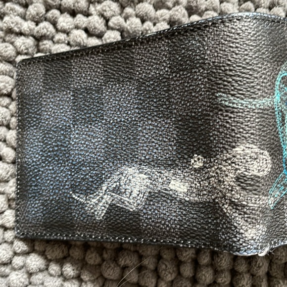 Louis Vuitton Damier Graphite Stamps Slender Wallet - Picture 3 of 13